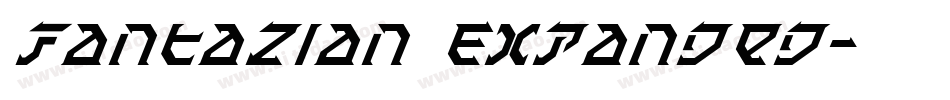 Fantazian Expanded字体转换